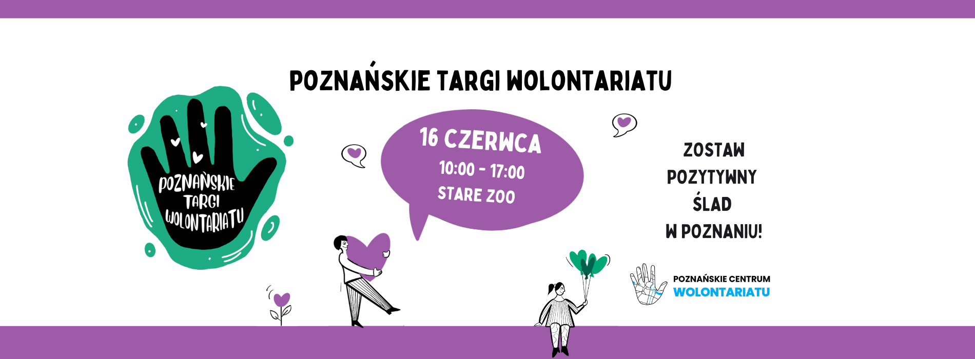 Poznańskie targi wolontariatu 16 czerwca w Starym ZOO. Zaprasza Poznańskie Centrum Wolontariatu