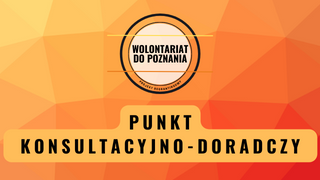 Logo projektu. Po środku napis Wolontariat do Poznania. Pod spodem informacja: projekt regrantingowy dla NGO/grup nieformalnych/instytucji. Na dole logo urzędu miasta Poznania, logo CREO i logo Pomocni Poznań: Wolontariat poznański