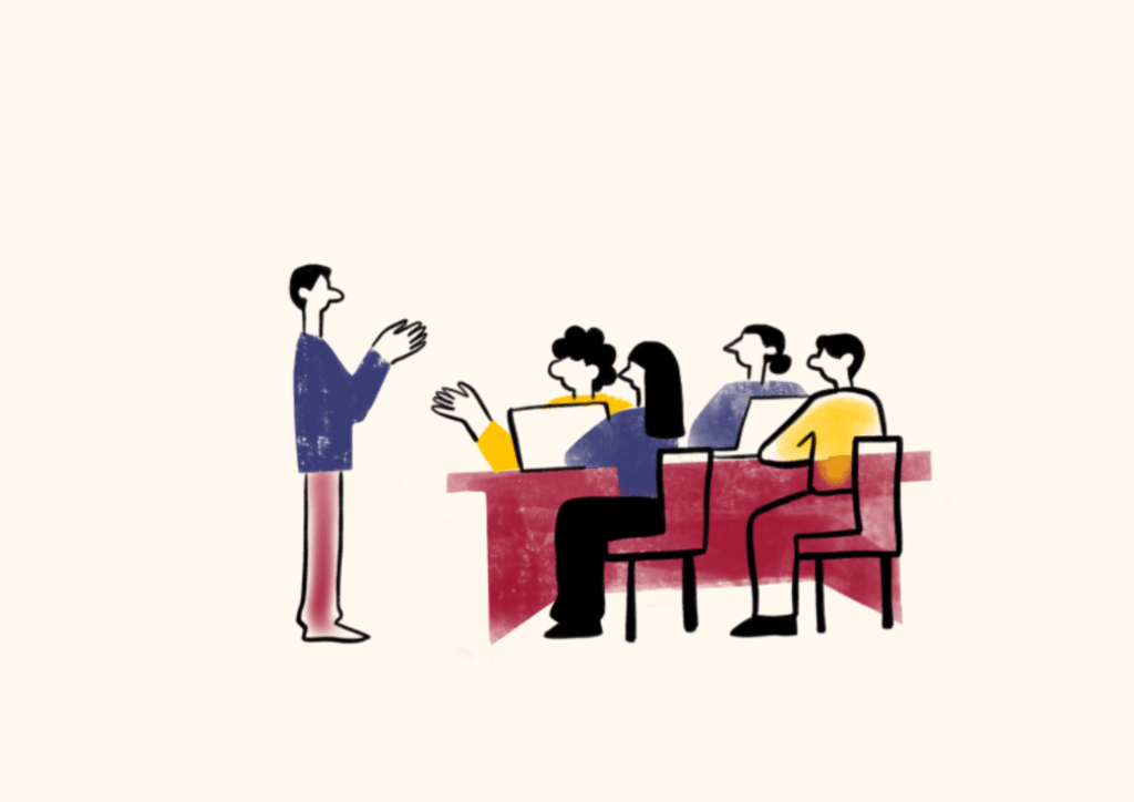 Plakat przedstawia grupę ludzi