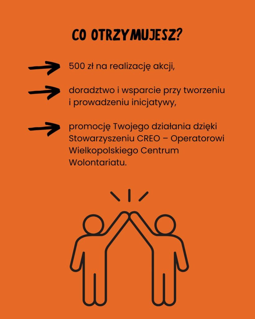 Plakat z informacjami, co otrzymujesz.