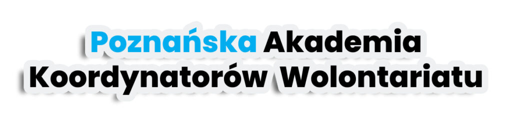 logotyp poznańska akademia koordynatorów wolontariatu